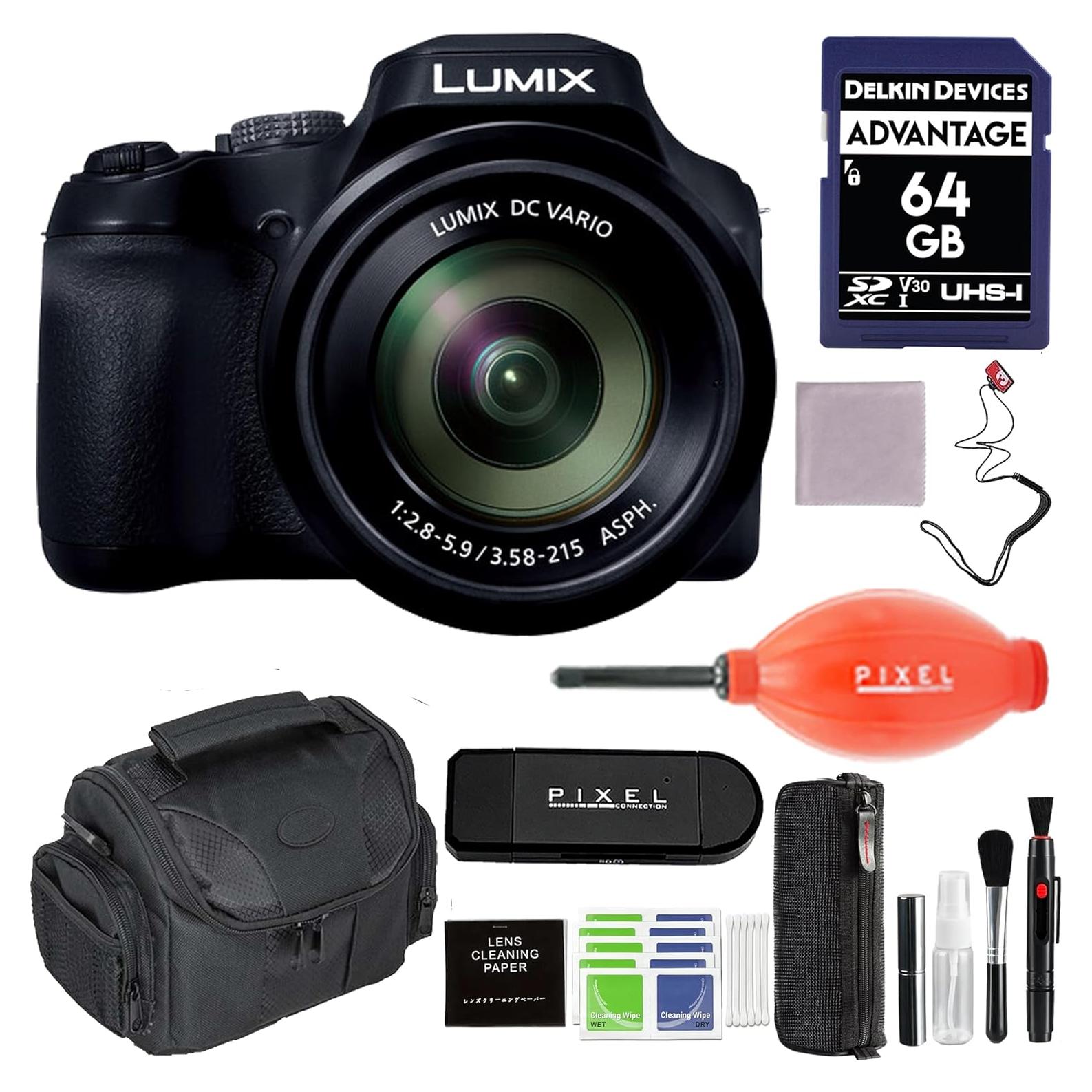 Cámara Digital Panasonic Lumix FZ80D 18.1MP Zoom 60x Accesorios