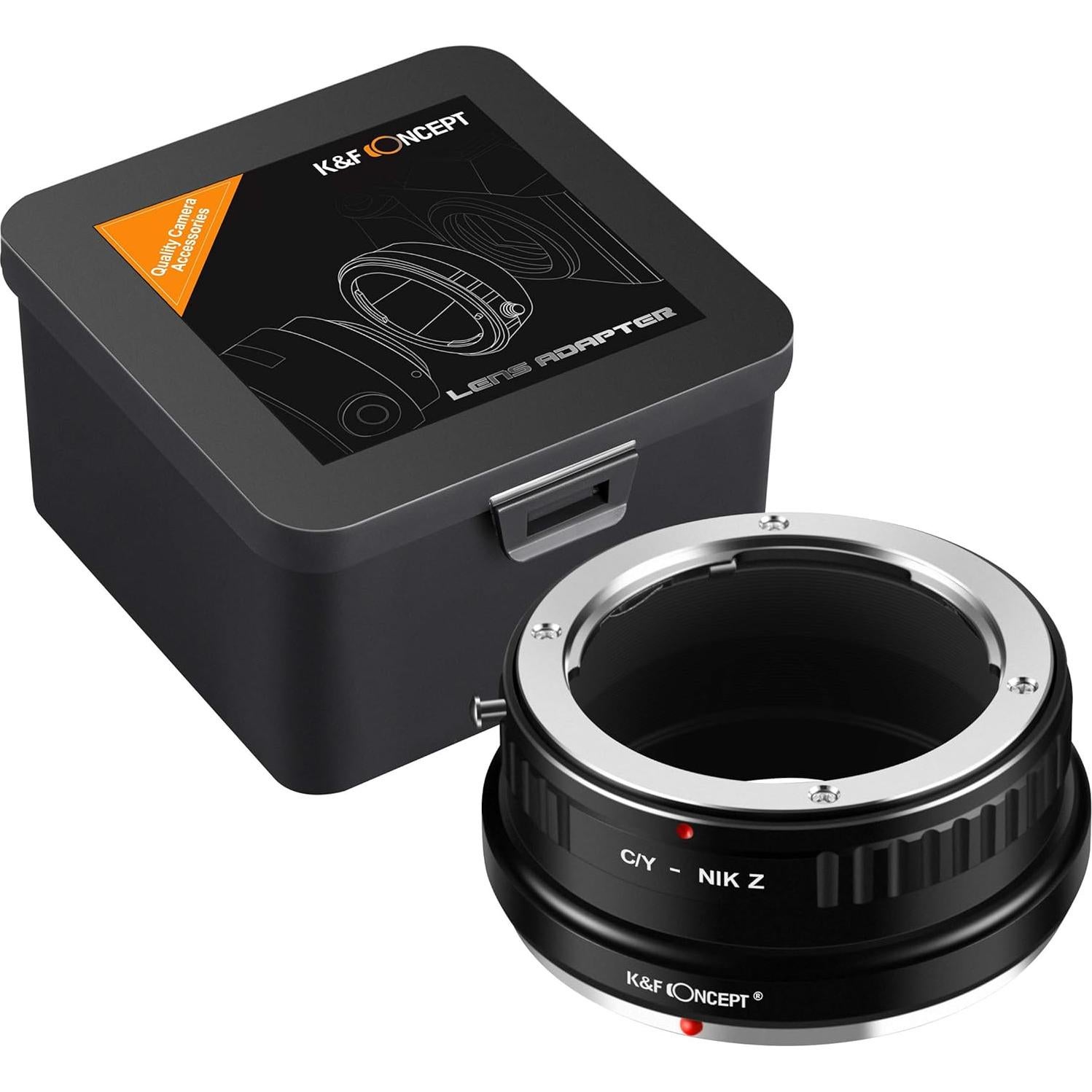 Adaptador de Montura K&F Concept Contax C/Y a Nikon Z6 Z7