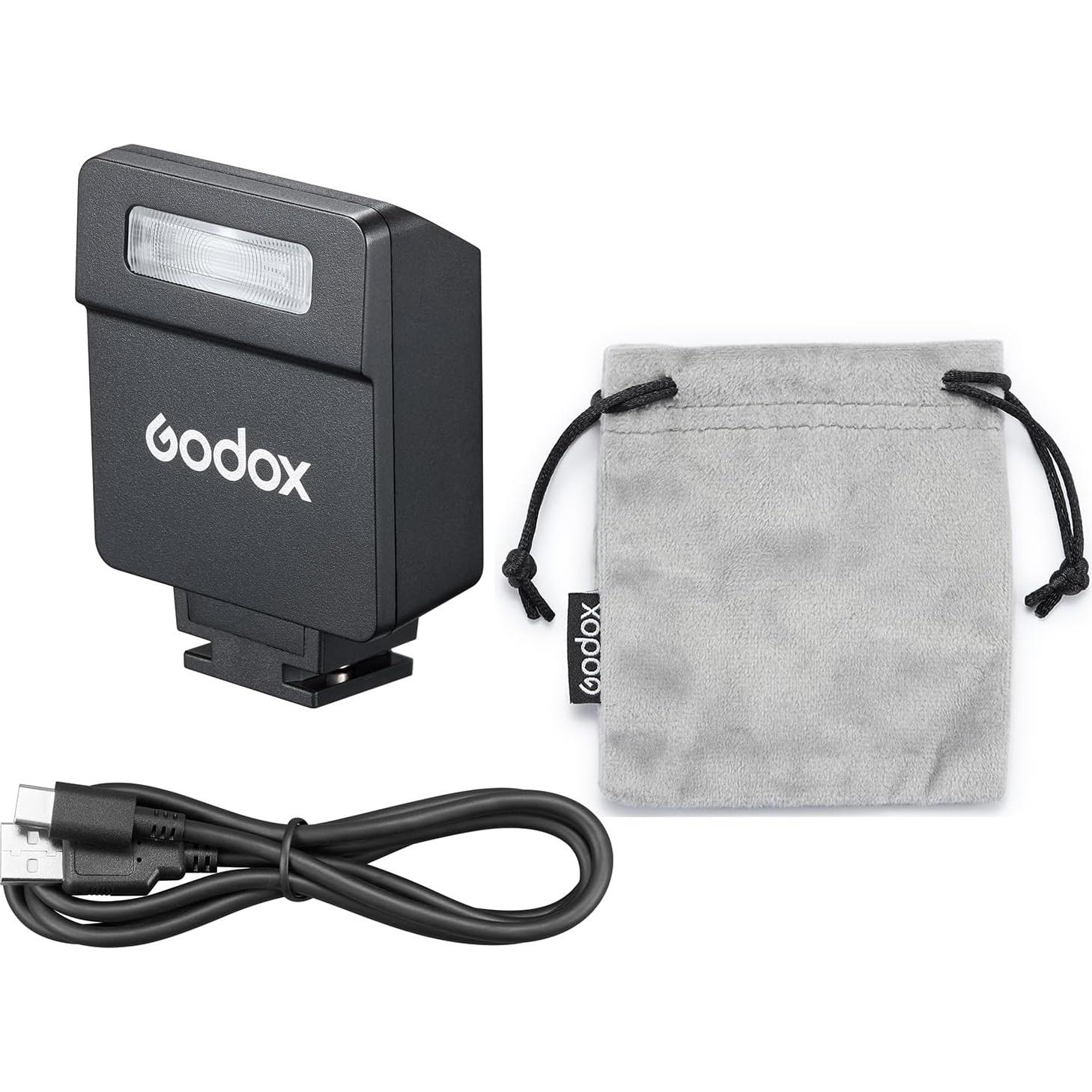 Flash Godox iM22 Speedlite Mini 440 Destellos Batería Litio