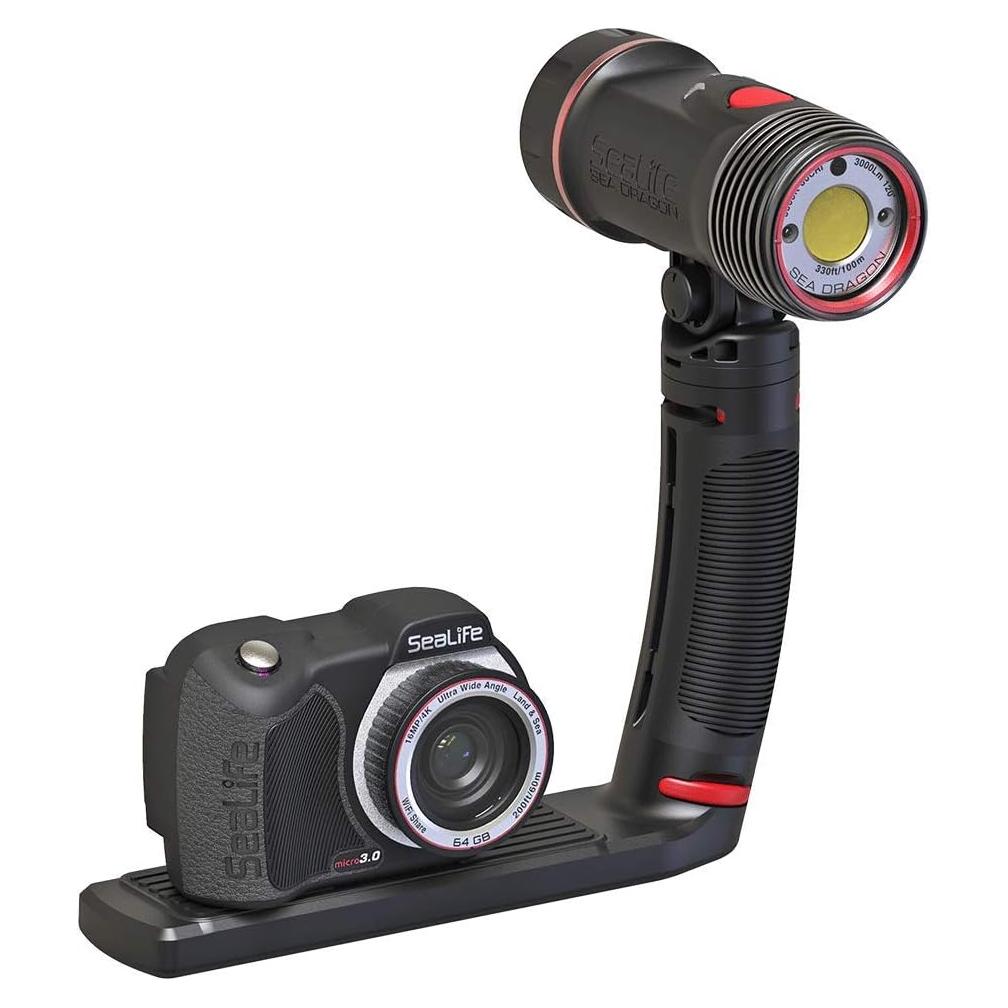 SeaLife Micro 3.0 Pro 3000 Underwater Camera & Light Set for Photography and Video, Easy Set-up, Wireless Transfer, Includes Sea Dragon Travel case