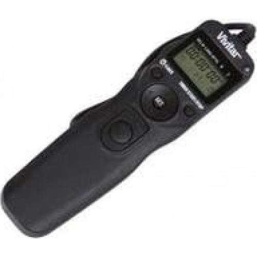 Liberador de obturador digital Vivitar con temporizador LCD para DSLR Olympus E30