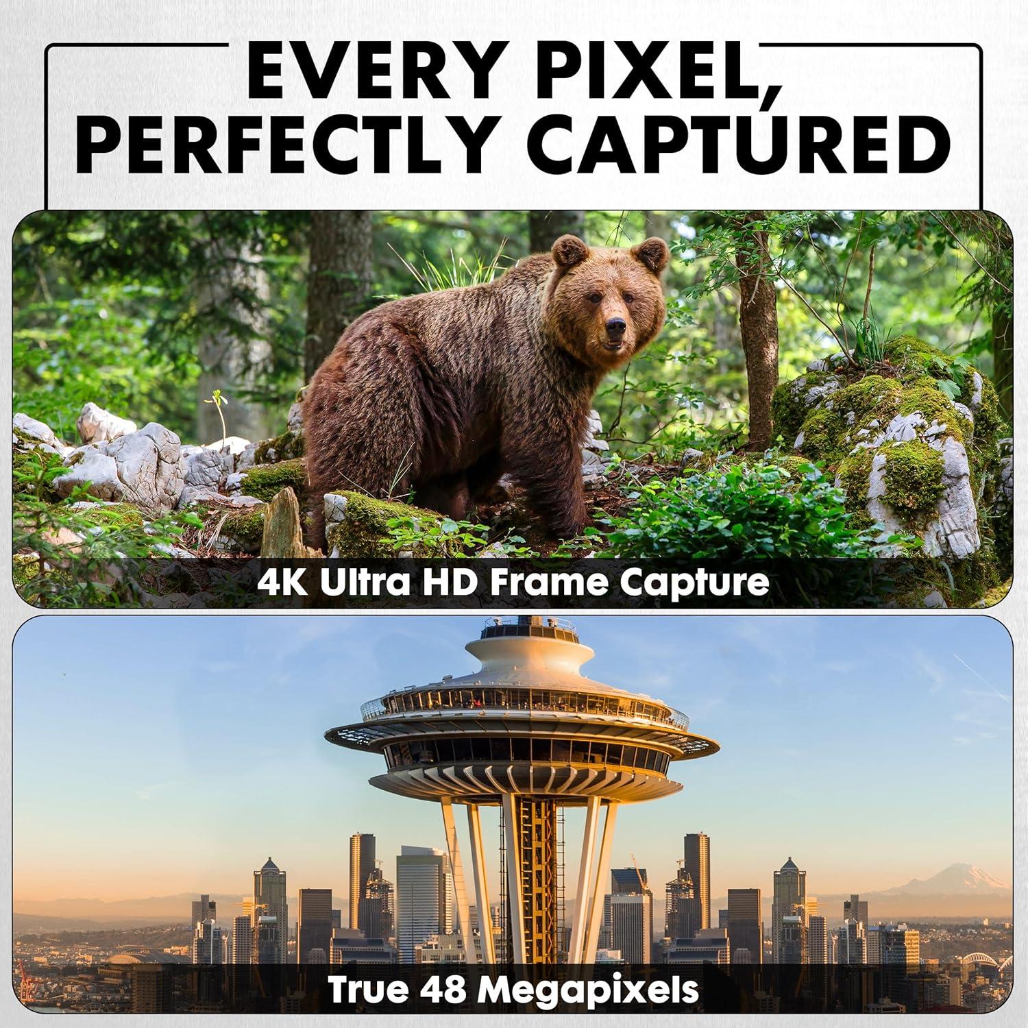 Prismáticos Digitales Minolta MN1232A 12x32 con Cámara 4K UHD