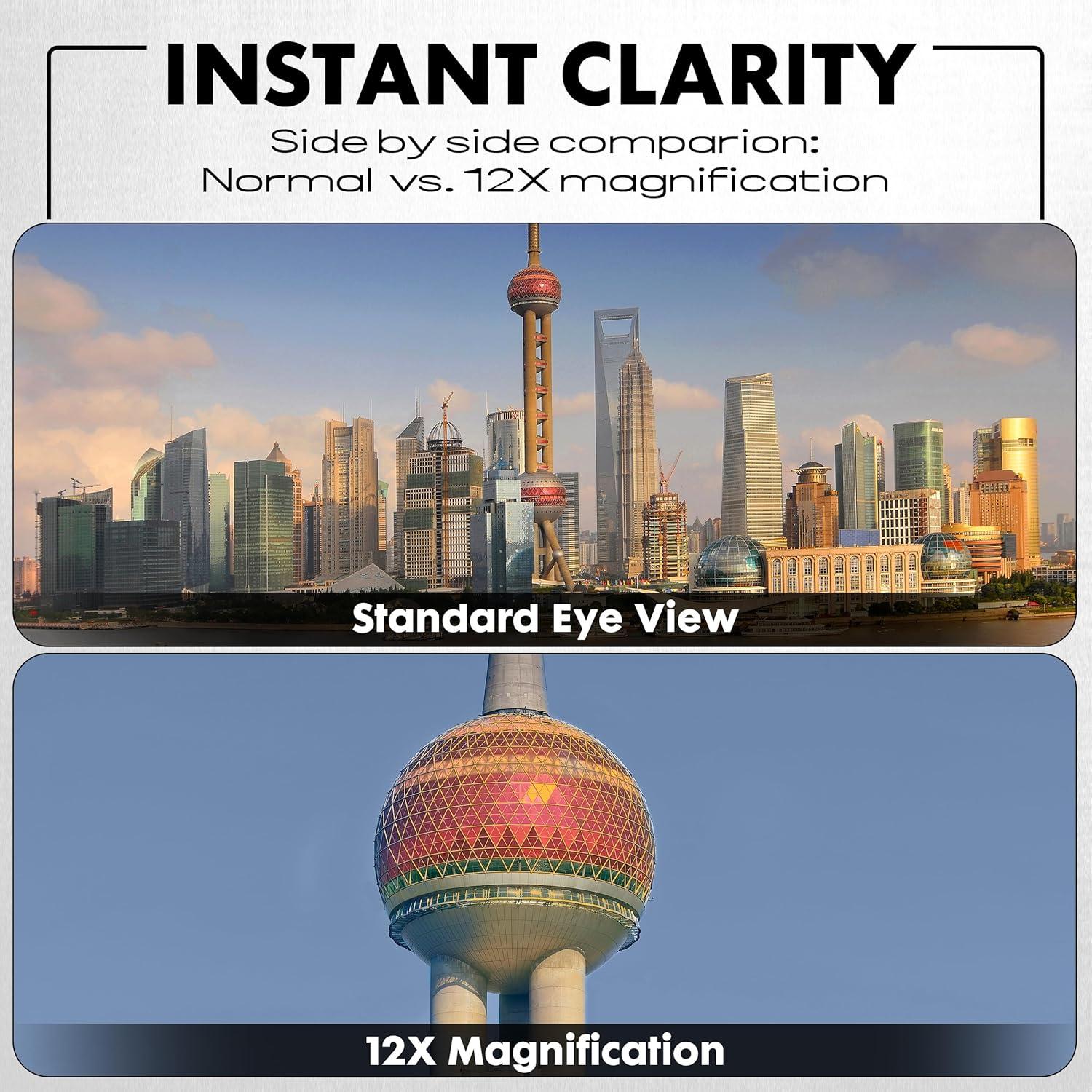 Prismáticos Digitales Minolta MN1232A 12x32 con Cámara 4K UHD