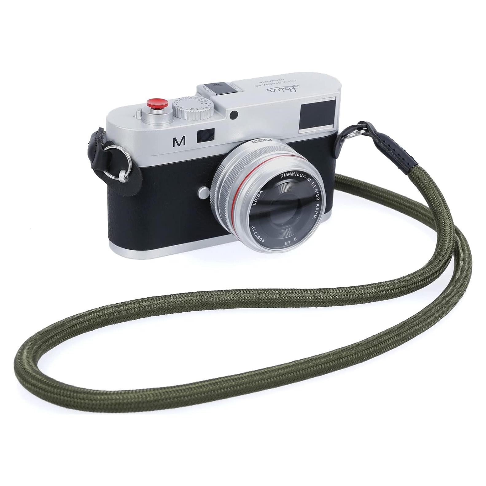 Correa de cámara Hargedis ST-CL con cuerda de escalada Verde