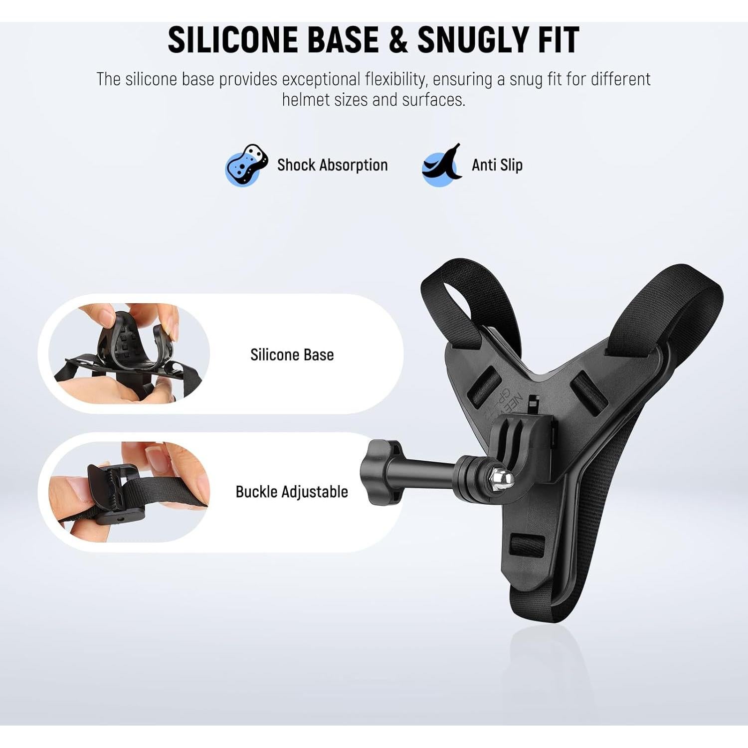 Soporte de Cámara para Casco NEEWER GP-72 - Accesorios Vlog