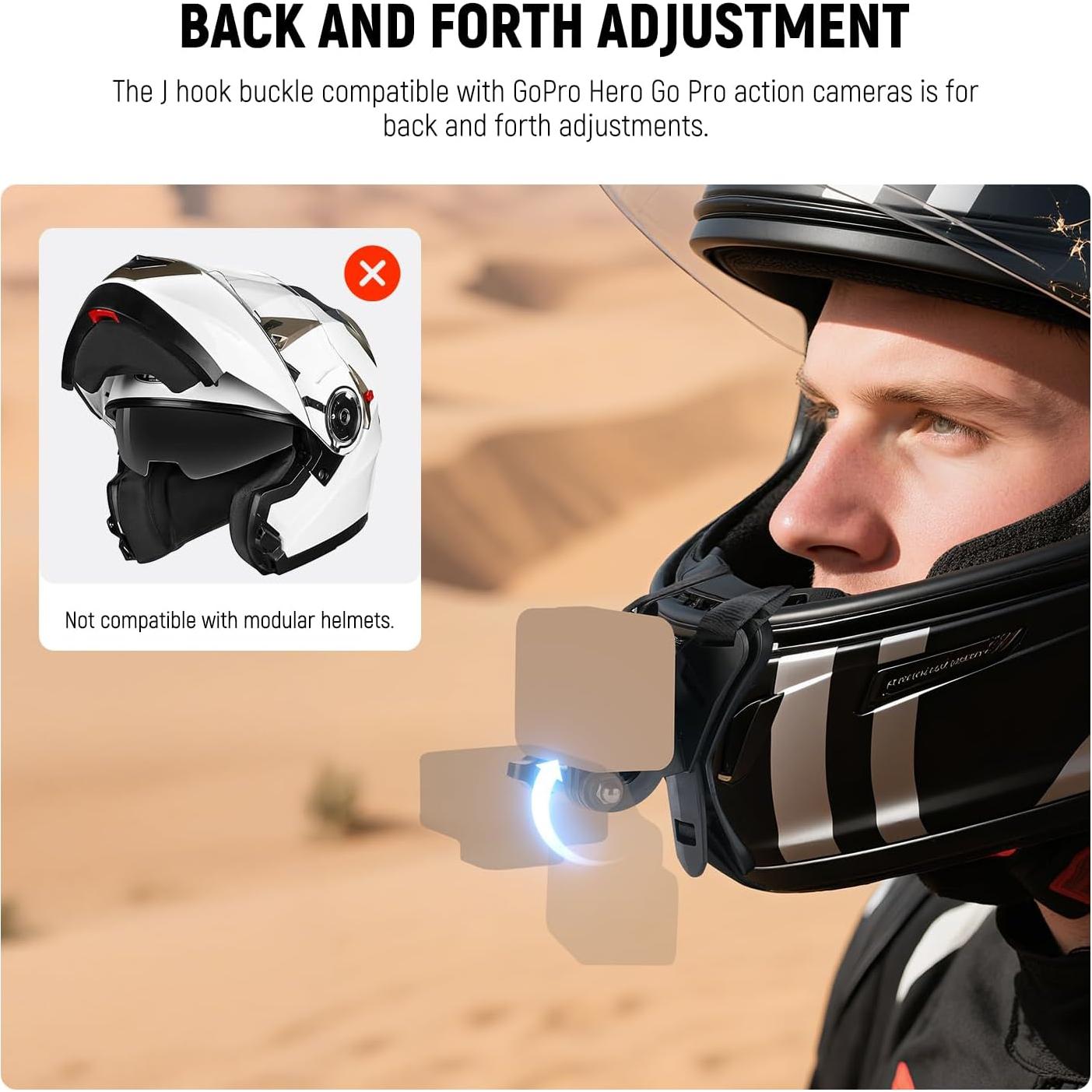 Soporte de Cámara para Casco NEEWER GP-72 - Accesorios Vlog