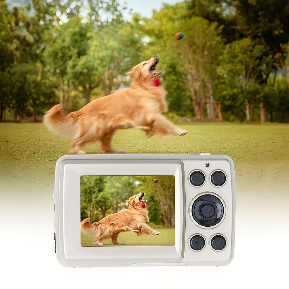 Cámara Digital Compacta Tiiyee RM 5MP 16X Zoom 720P Dorada