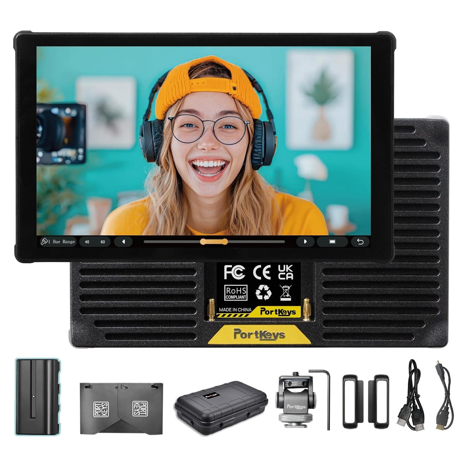 Monitor Portkeys PT5 III 5.4" Full HD 800nits DSLR con USB-C