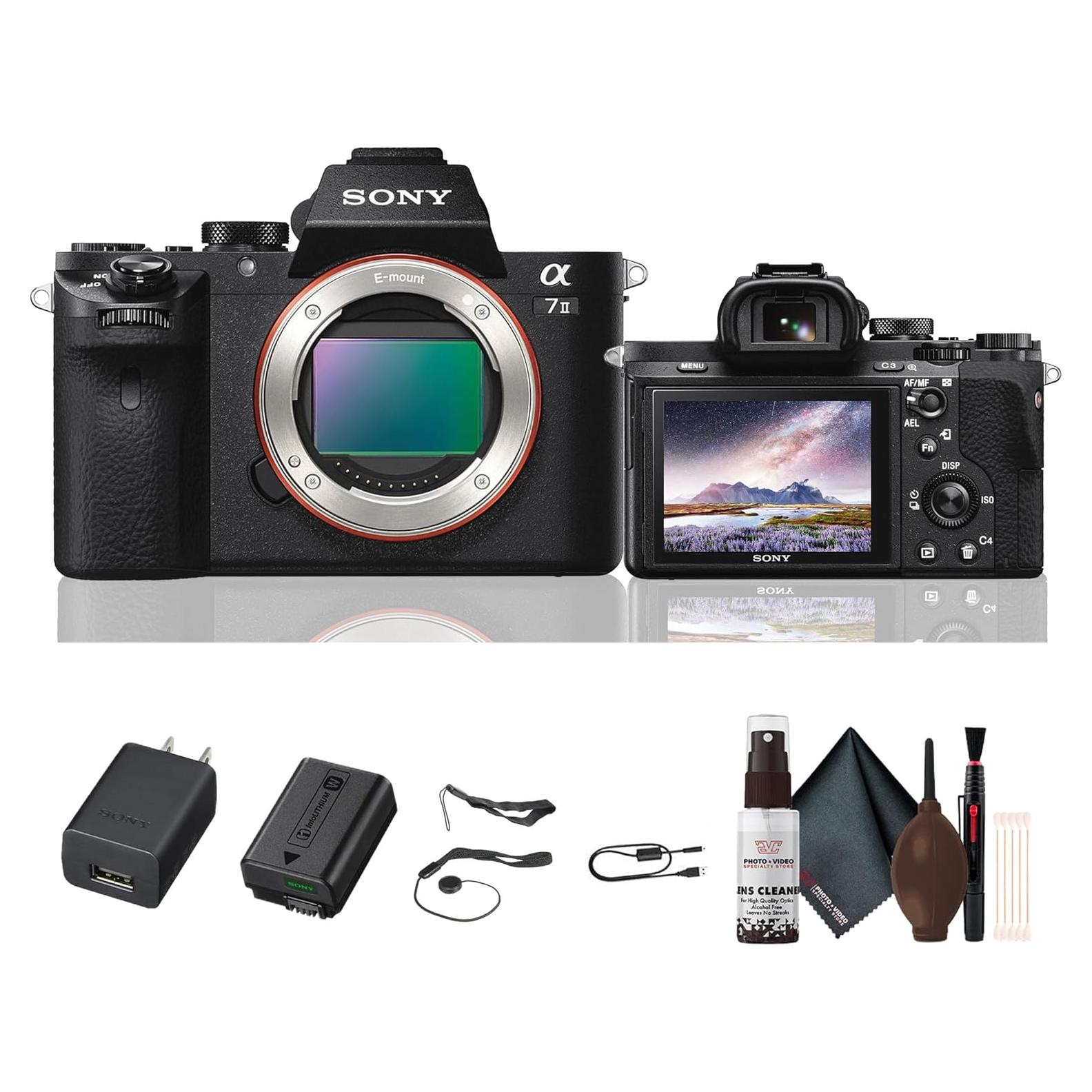 Cámara Sin Espejo Sony Alpha a7 II ILCE-7M2/B 24.3MP Full Frame