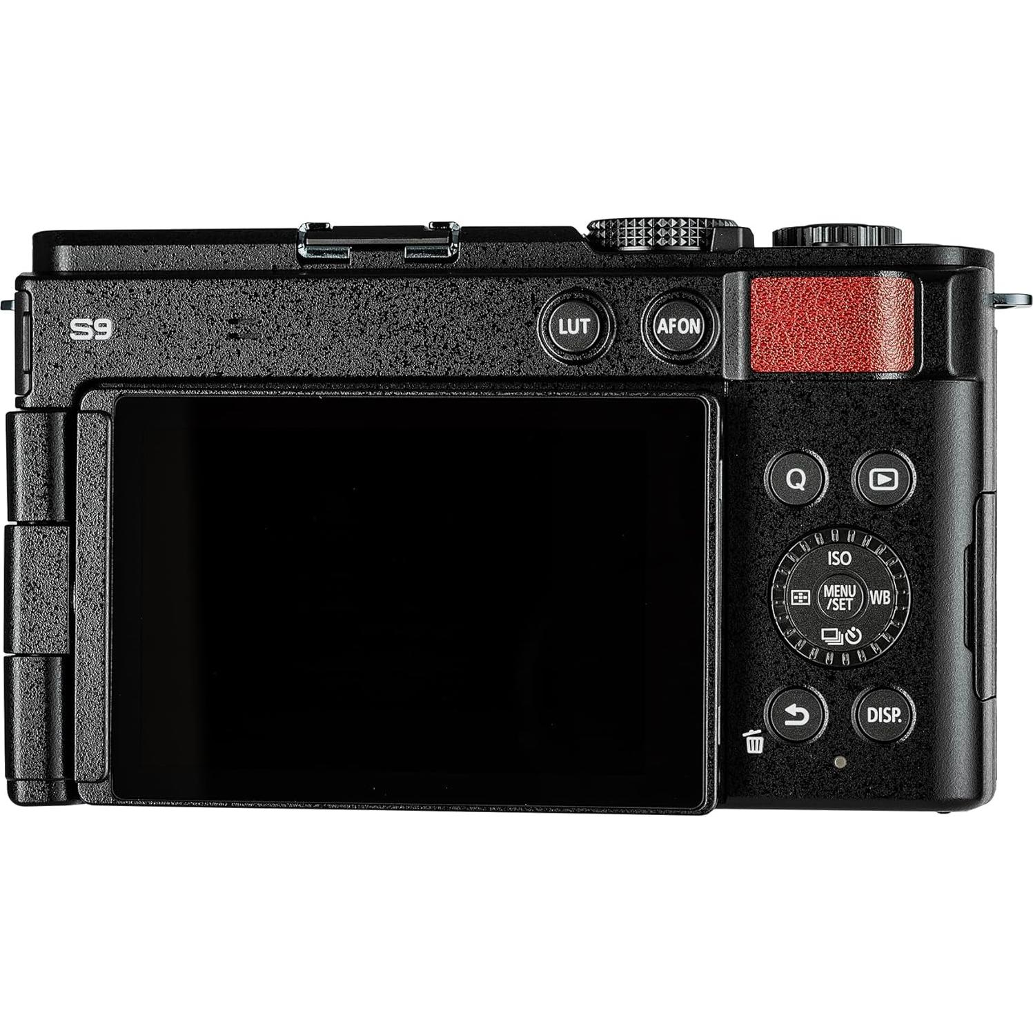 Cámara sin Espejo Panasonic Lumix S9 Rojo 24.2MP 6K + Accesorios