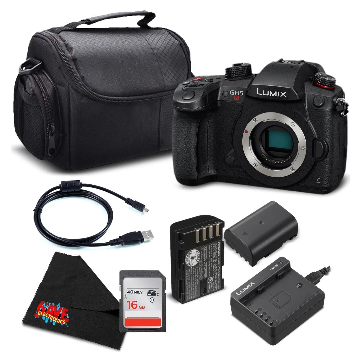 Cámara Digital Sin Espejo Panasonic Lumix DC-GH5S 10.28MP 4K