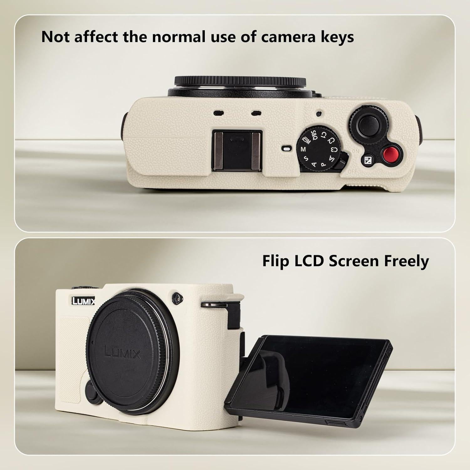 Funda de Silicona MUZIRI KINOKOO para Cámara Panasonic Lumix S9