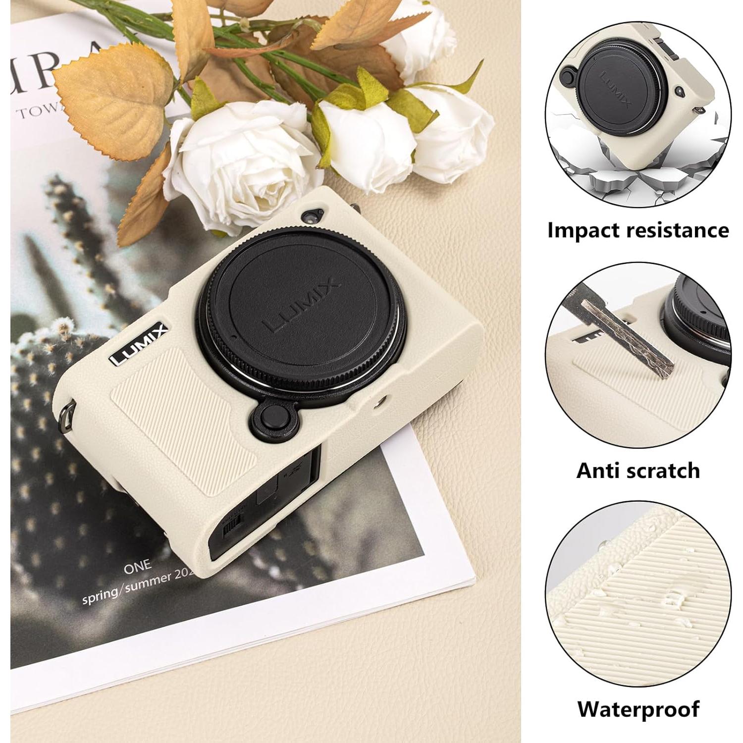 Funda de Silicona MUZIRI KINOKOO para Cámara Panasonic Lumix S9