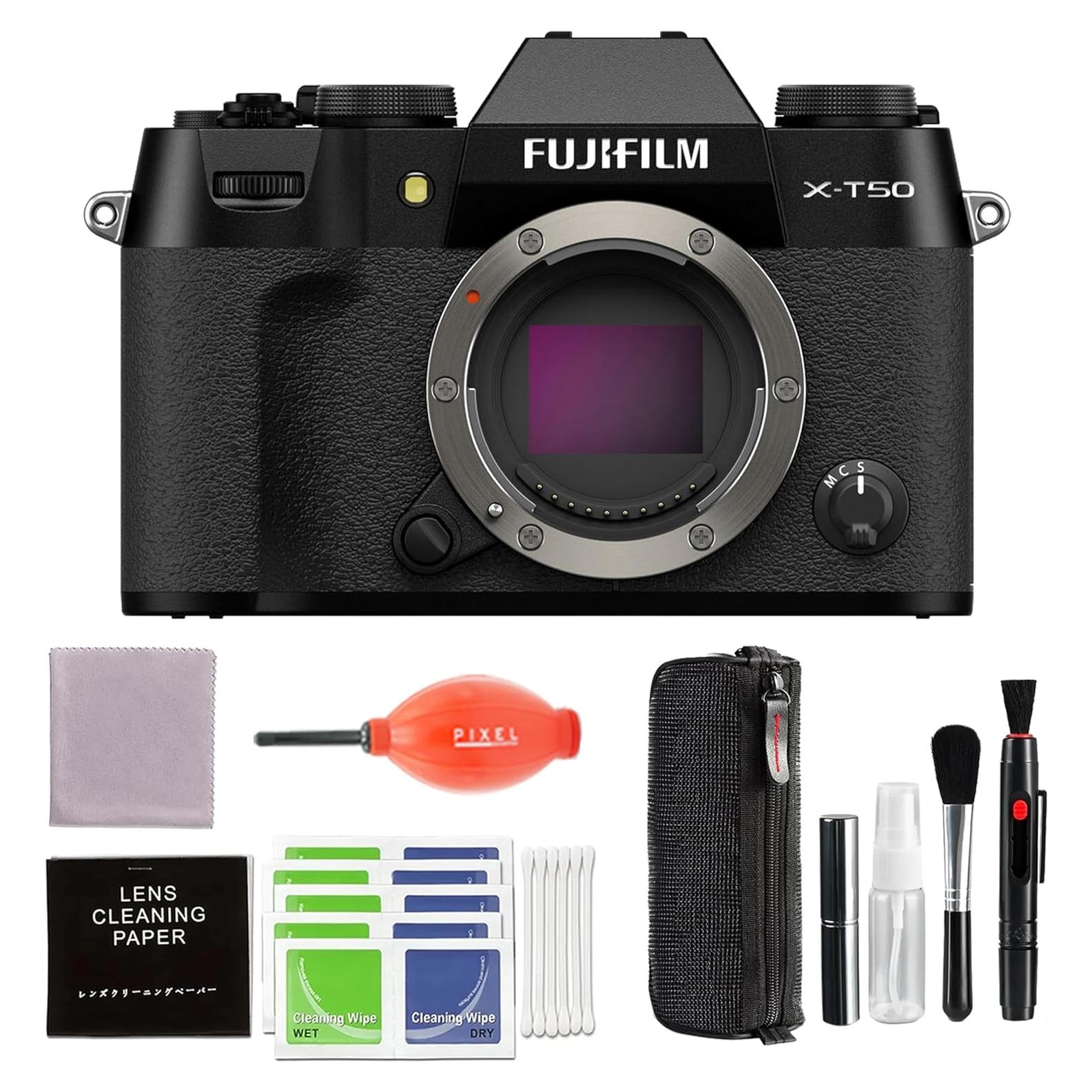 Cámara Digital Sin Espejo Fujifilm X-T50 40.2MP Negro con Accesorios