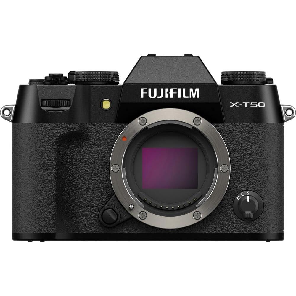 Cámara Sin Espejo Fujifilm X-T50 Negra con Accesorios Avanzados