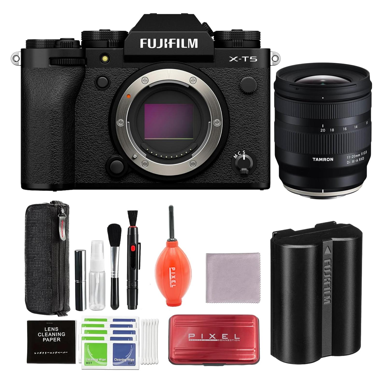 Cámara Sin Espejo Fujifilm X-T5 + Lente Tamron 11-20mm F2.8