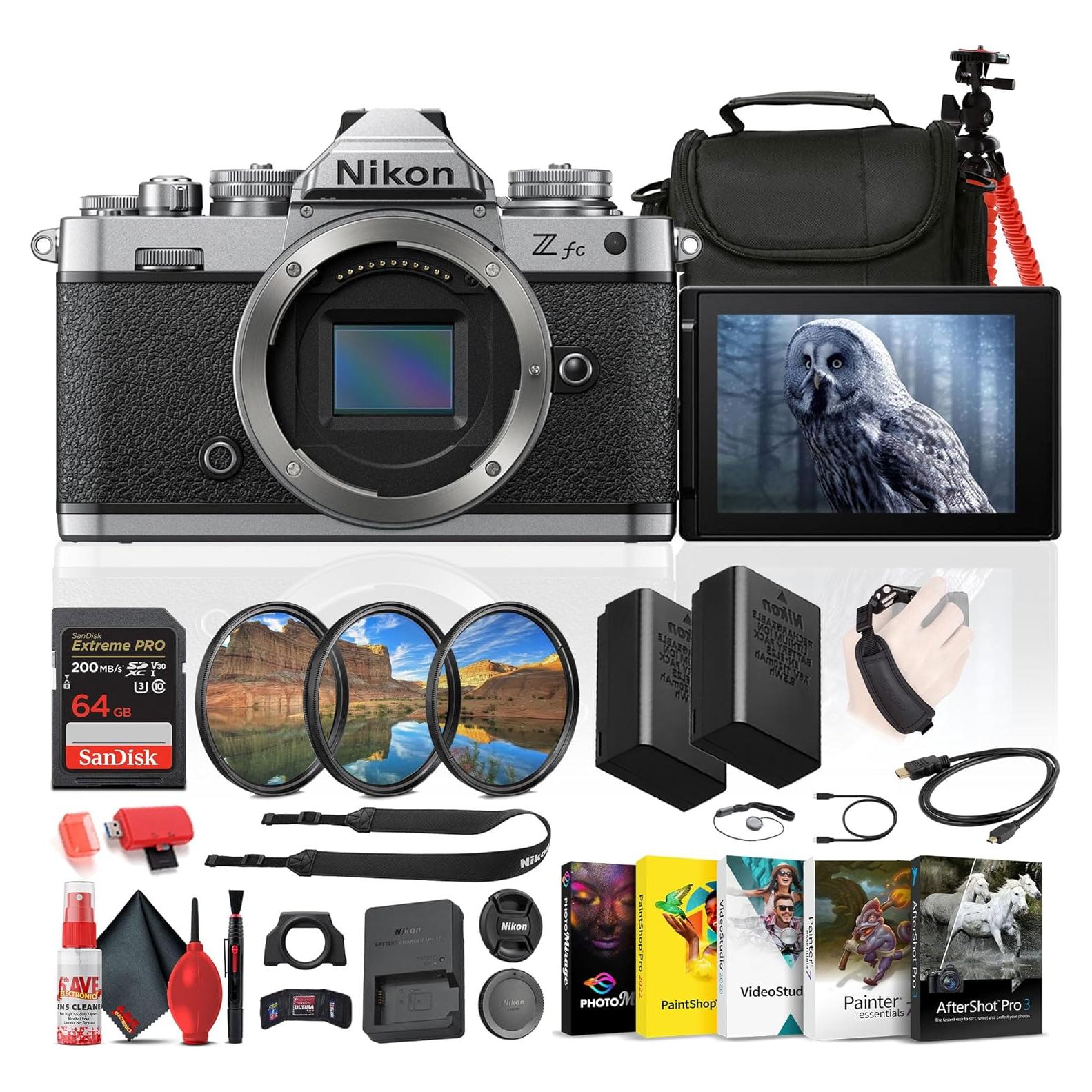 Cámara Sin Espejo Nikon Z fc 20.9MP + Accesorios Completo