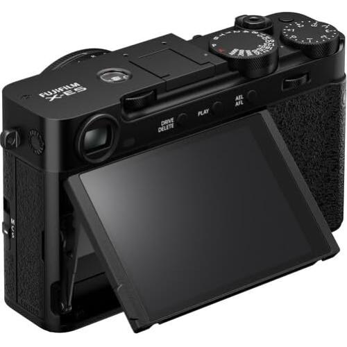 X-E5 Mirrorless Digital Camera (Black) Bundle with 2X 64GB UHS-II SDXC Memory Card + Micro HDMI Cable + Carrying Case + More