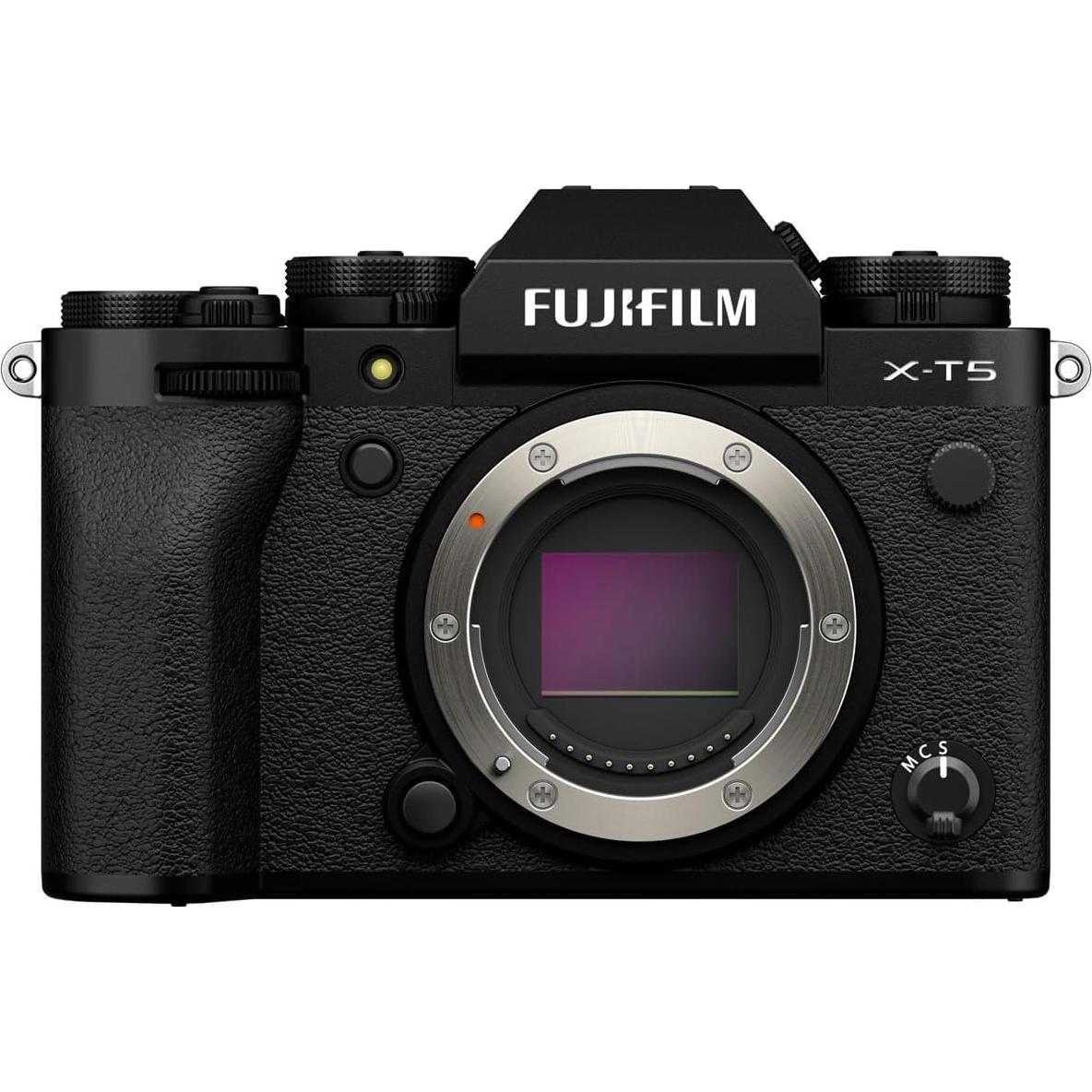 Cámara Sin Espejo Fujifilm X-T5 Negra con Accesorios Completo