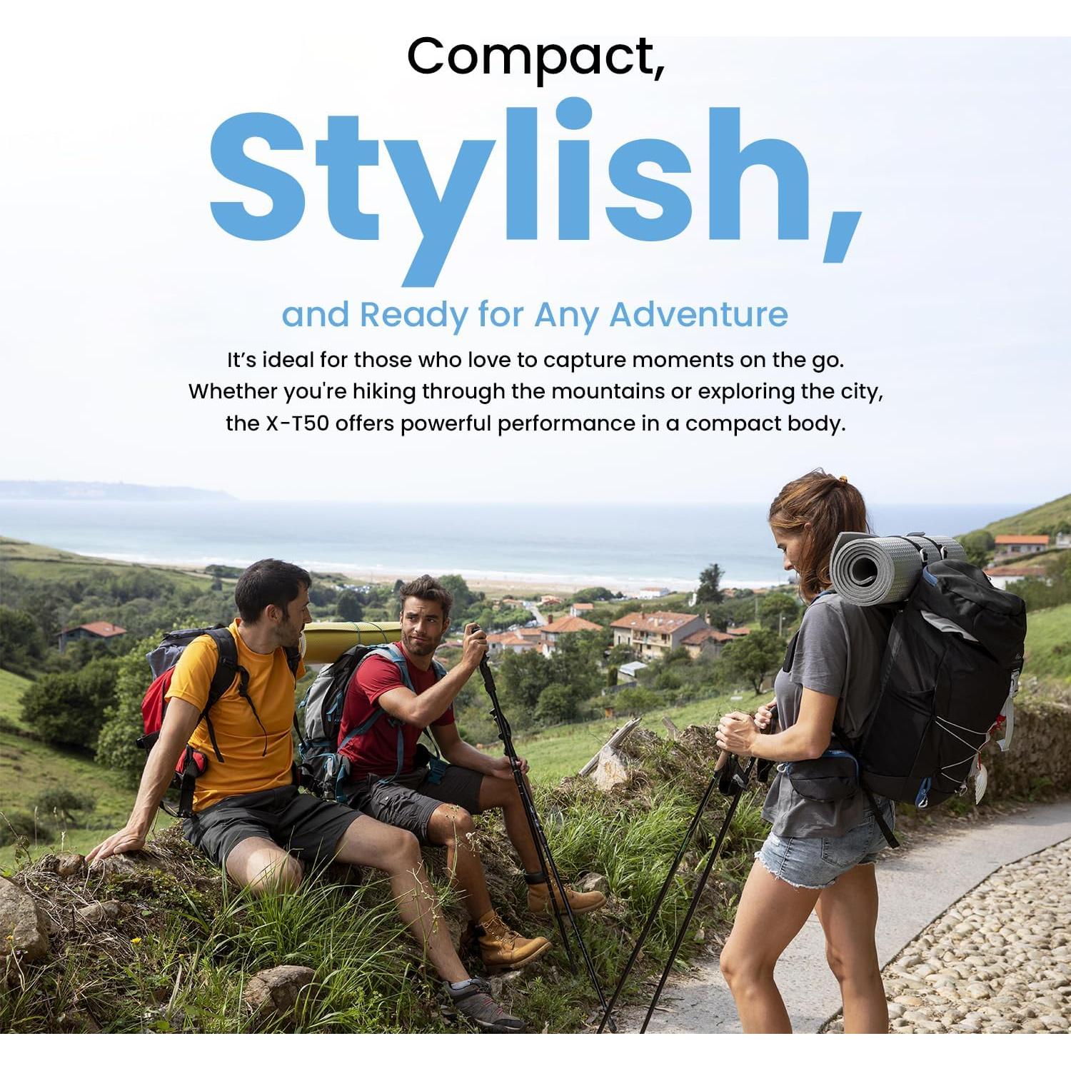 Cámara Sin Espejo Fujifilm X-T50 con Lente XF16-50mm y Accesorios