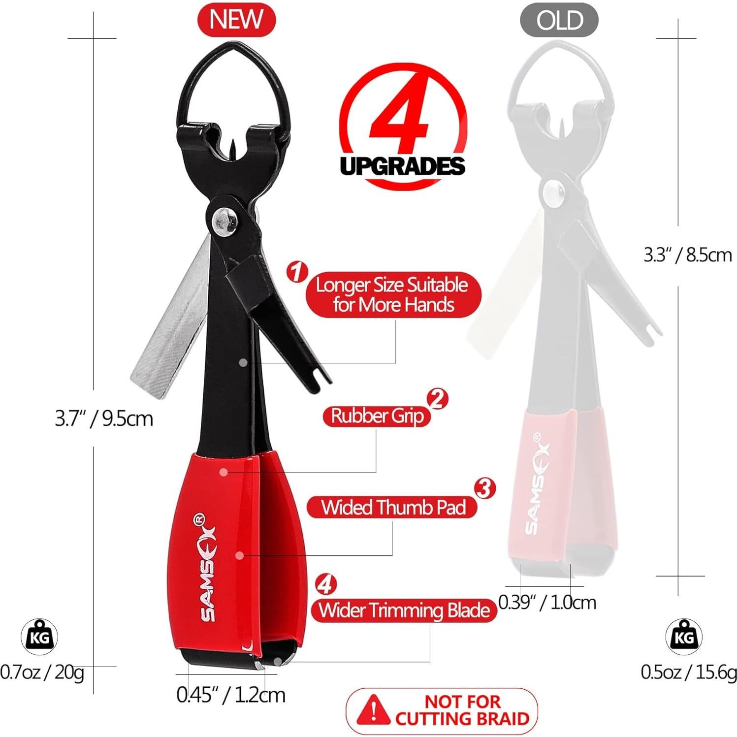 Herramienta para Atar Nudos SAMSFX 4 en 1 con Cortador y Zinger