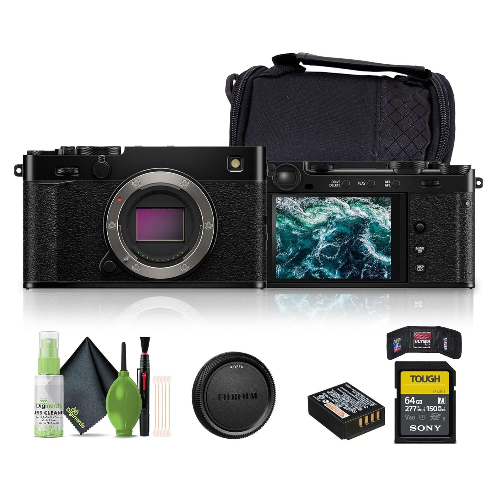 Cámara Digital Sin Espejo FUJIFILM X-E5 40.2MP Negro + Accesorios