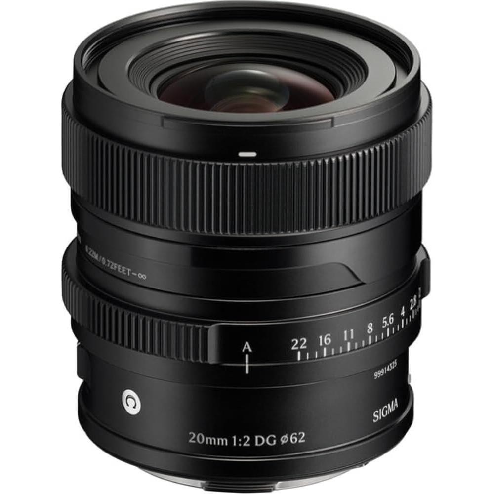 Lente Sigma 20mm F2 DG Contemporánea Montura L + Accesorios