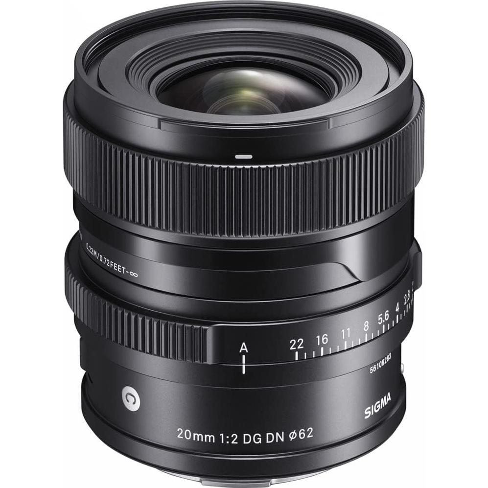 Lente Sigma 20mm F2 DG DN para Sony E + Tarjeta 64GB
