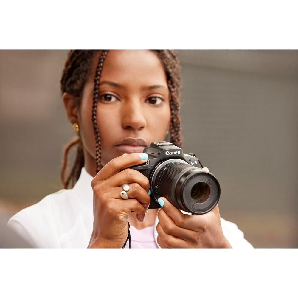 Cámara Sin Espejo Canon EOS R50 24.2MP 4K + Bolsa + 64GB