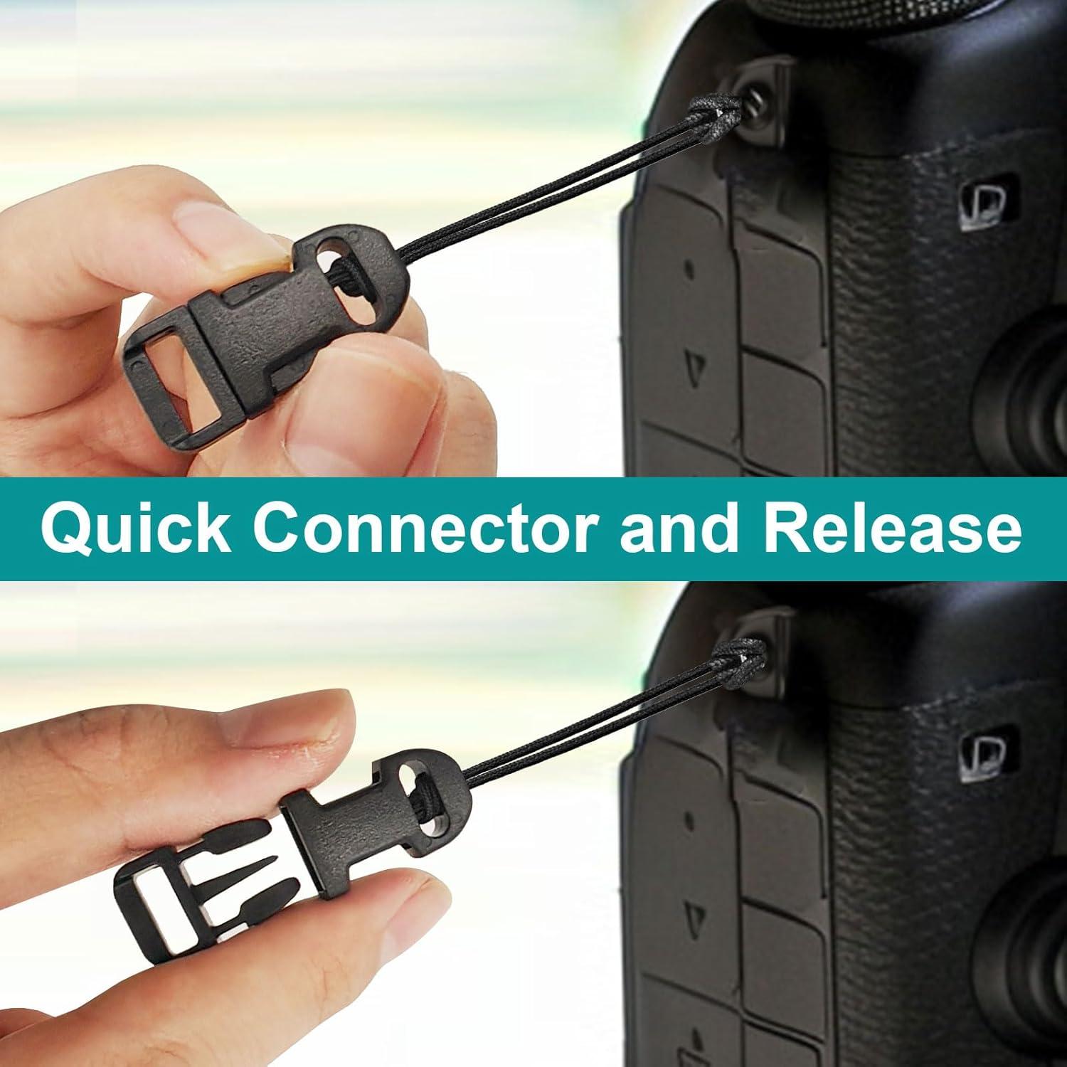 Clip de liberación rápida para correa de cámara DSLR y sin espejo