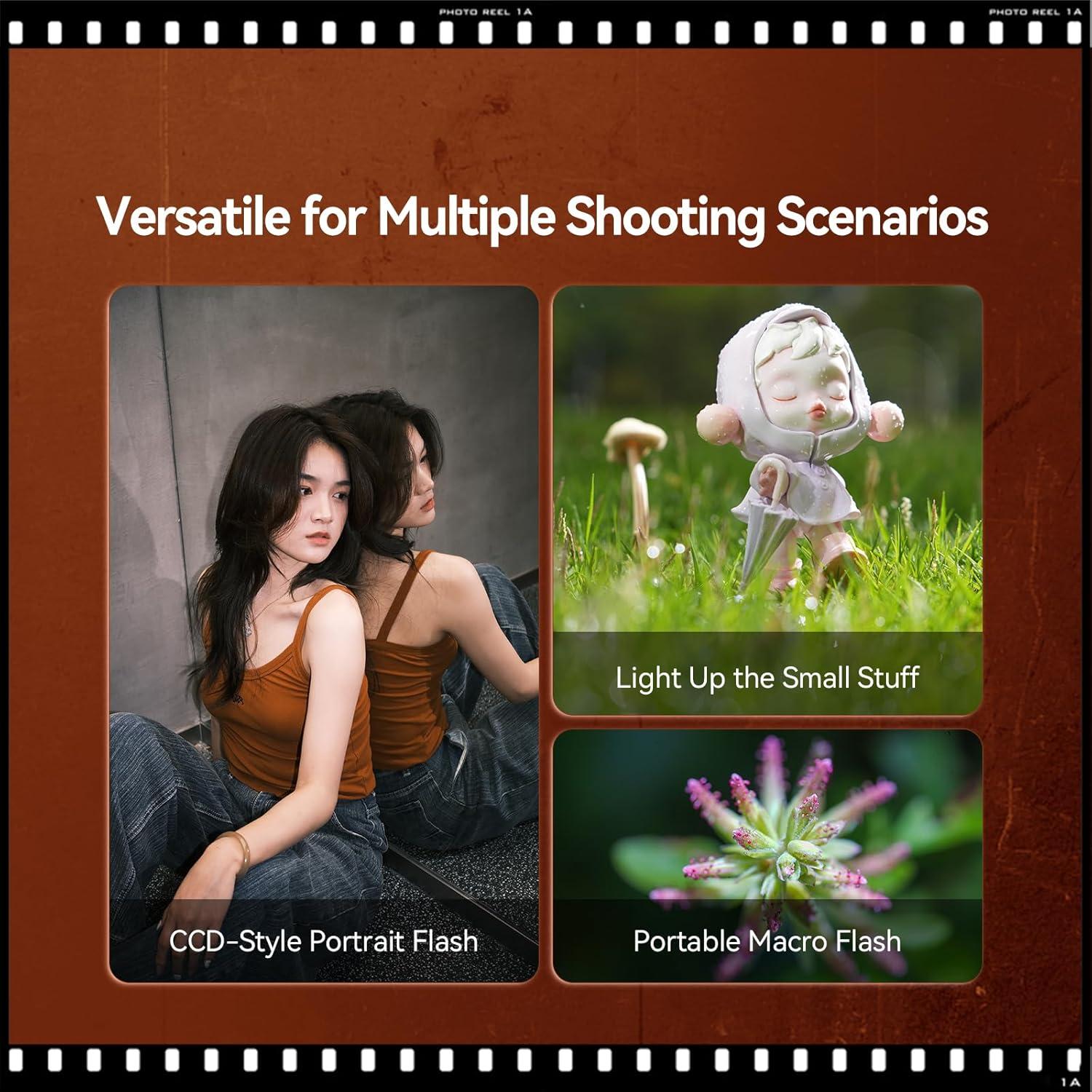 Flash TTARTISAN M01 Mini Speedlite 5600K-200K GN12 para Cámara