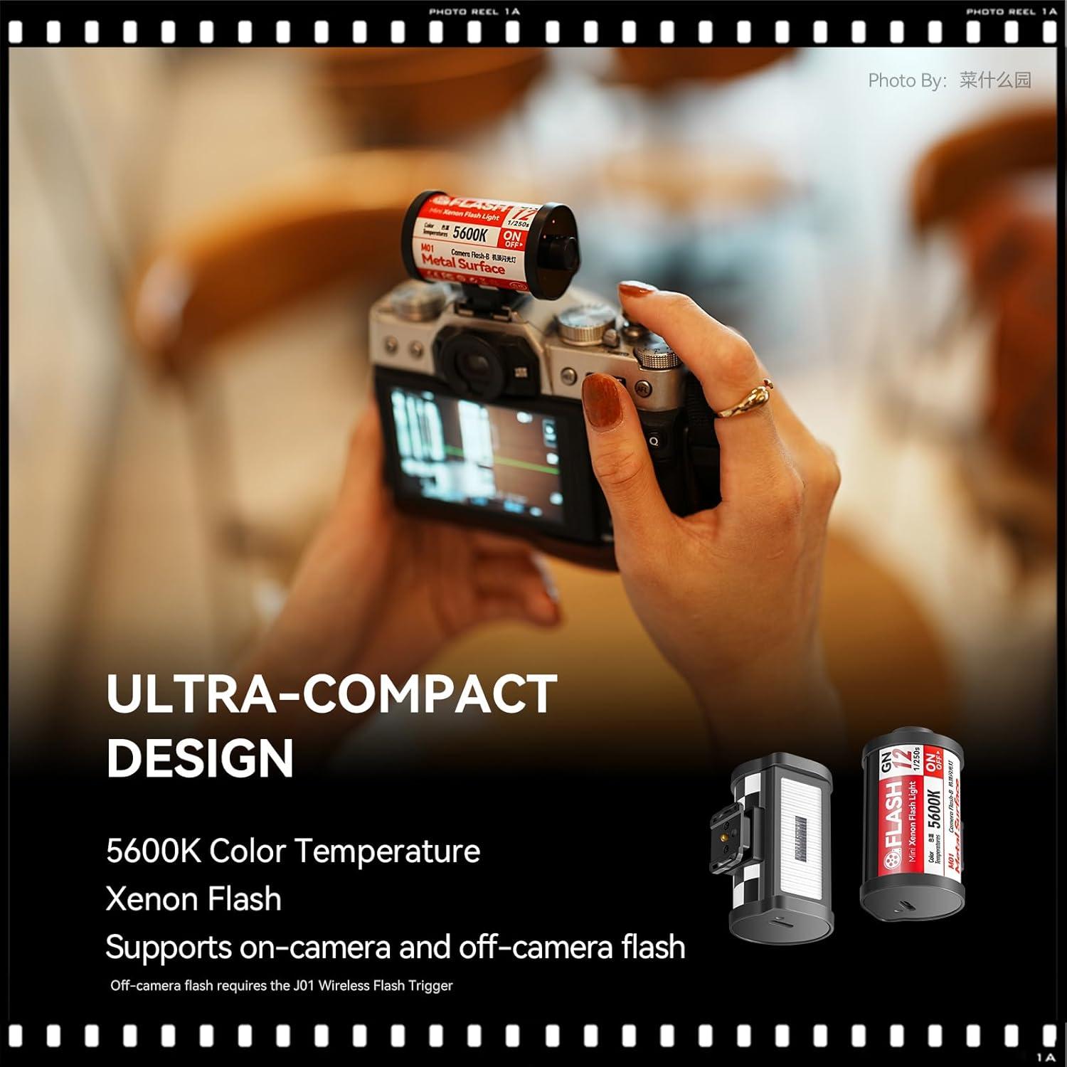 Flash TTARTISAN M01 Mini Speedlite 5600K-200K GN12 para Cámara