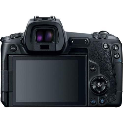 Canon EOS R Mirrorless Digital Camera International Model (3075C002) W/Bag, 128GB Card, LED Light and More (Renewed)