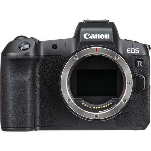 Canon EOS R Mirrorless Digital Camera International Model (3075C002) W/Bag, 128GB Card, LED Light and More (Renewed)