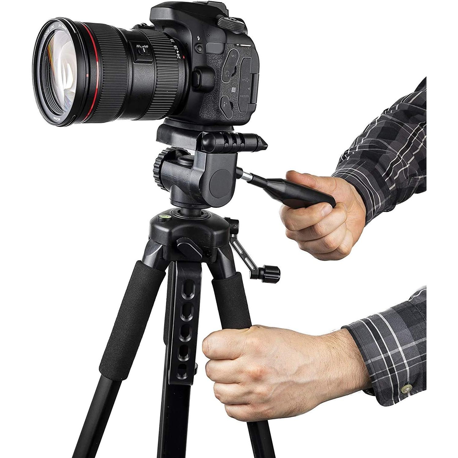 Kit de Trípode Profesional Ultimaxx 75" + Monopod 72" + Gripster