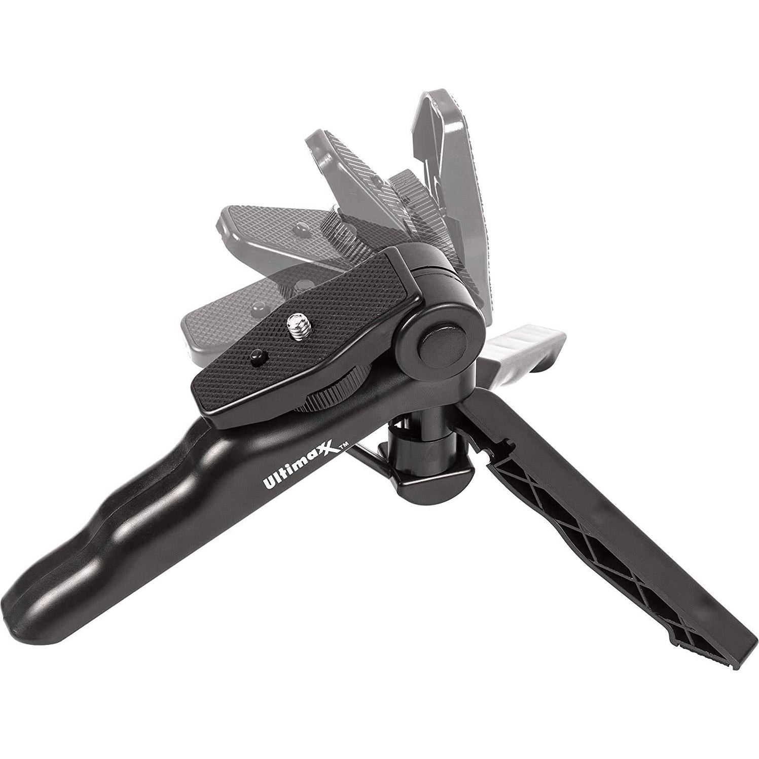 Kit de Trípode Profesional Ultimaxx 75" + Monopod 72" + Gripster