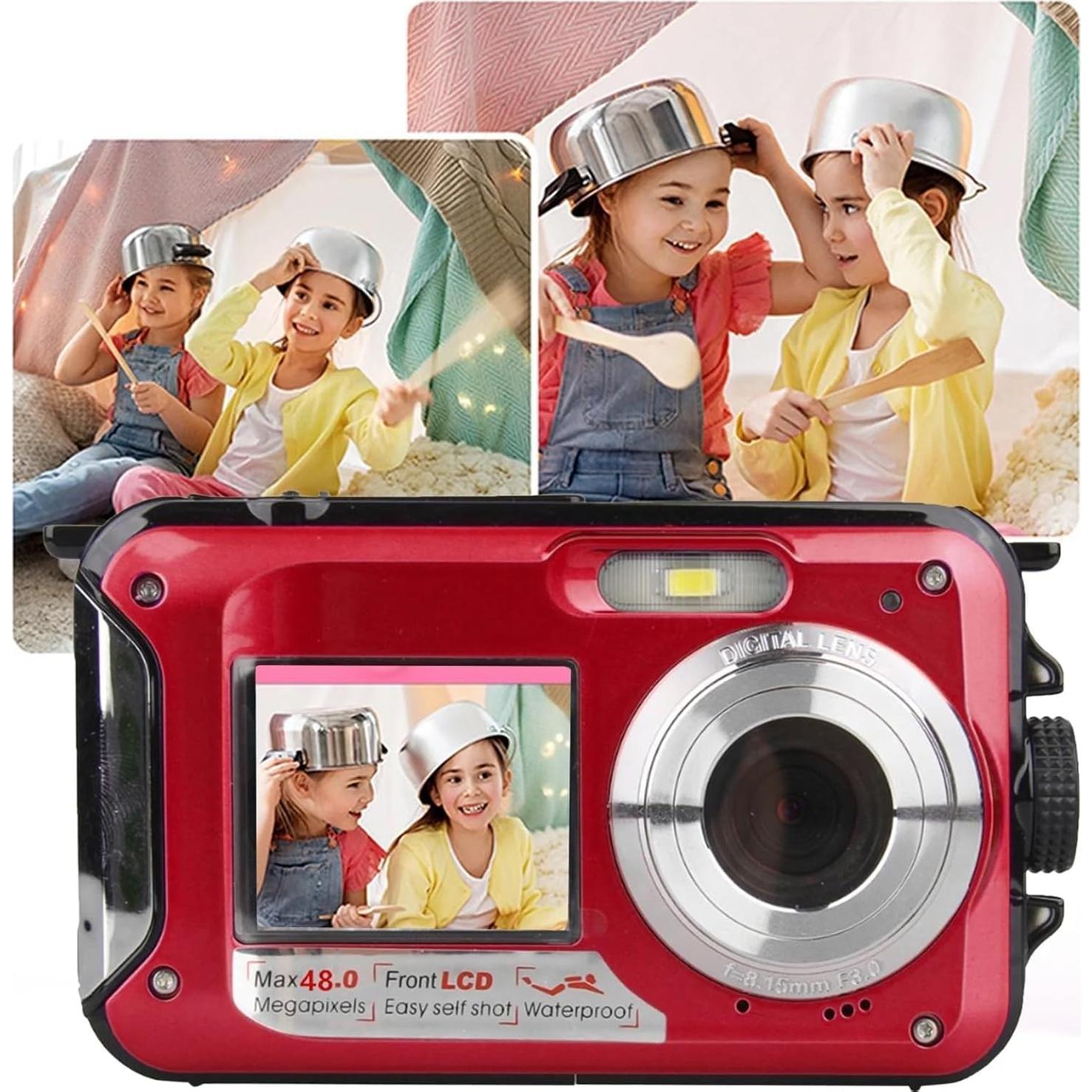 Cámara Submarina Acuvar 48MP Impermeable hasta 3.35m