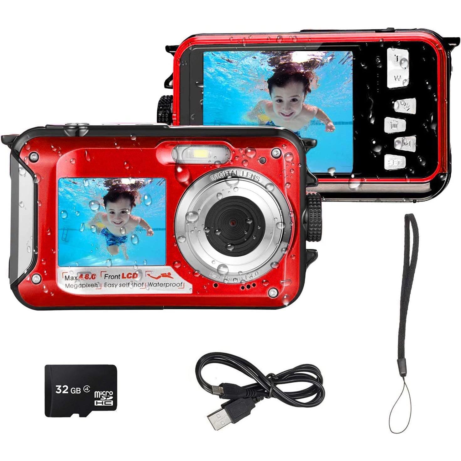 Cámara Submarina Acuvar 48MP Impermeable hasta 3.35m