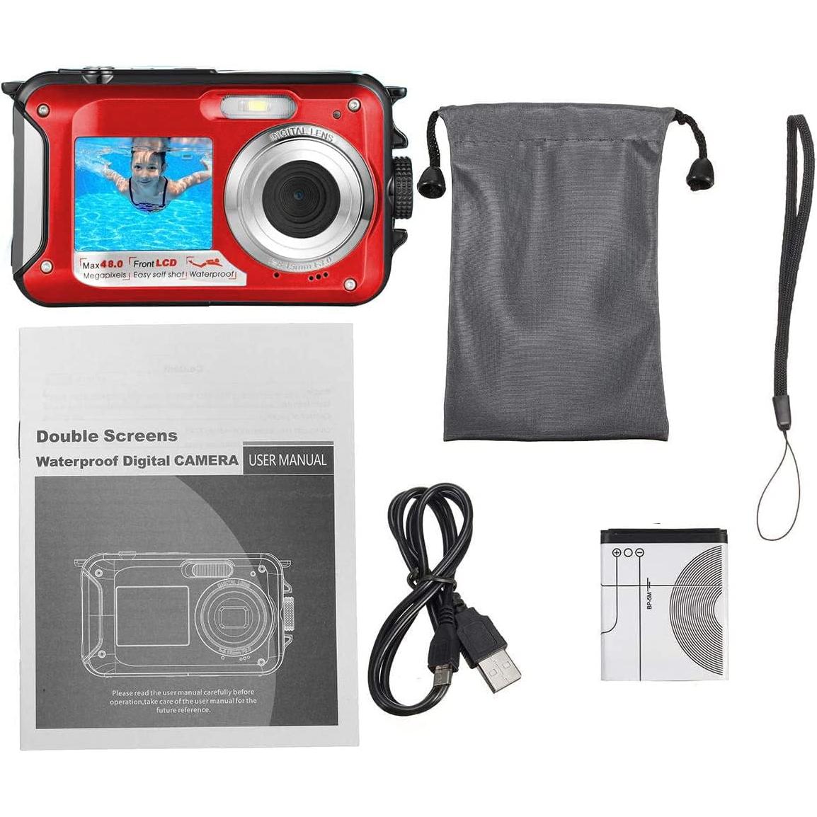 Cámara Submarina Acuvar 48MP Impermeable hasta 3.35m