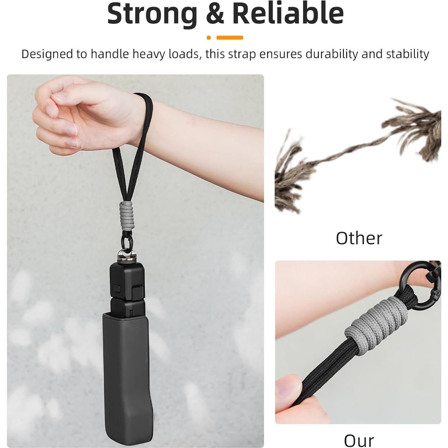 Correa de Muñeca BRDRC para Cámara Pocket 3 - 5 Colores