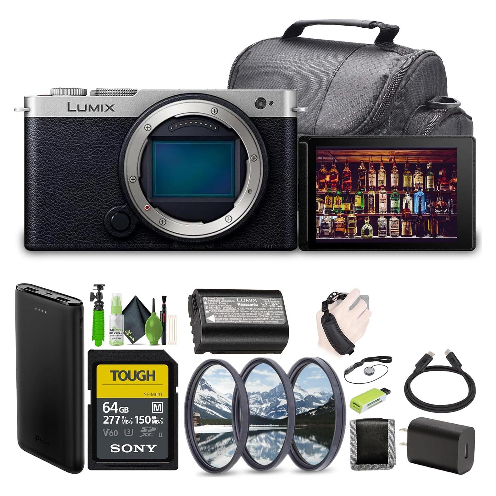 Cámara Sin Espejo Panasonic Lumix S9 24.2MP Plata + Accesorios