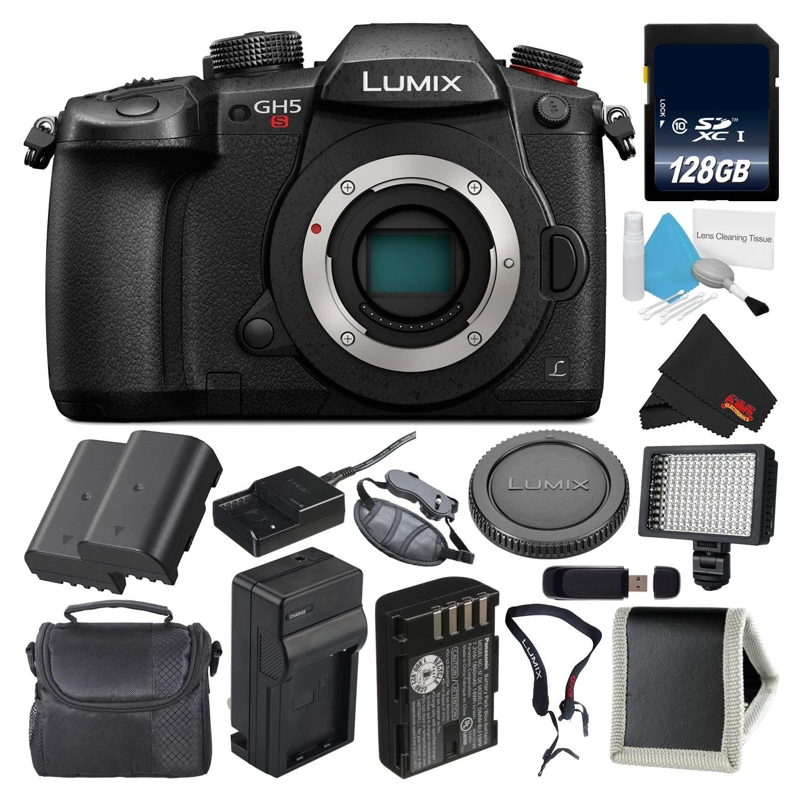 Cámara Digital Sin Espejo Panasonic Lumix DC-GH5S 10.28MP + 128GB