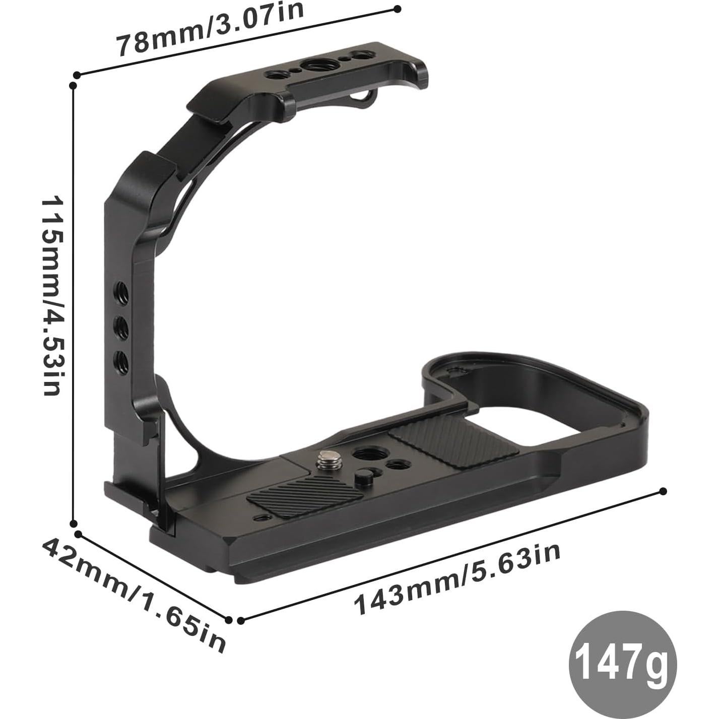 Jaula de Cámara Fotga para Nikon Z5 II - Base Arca Suiza