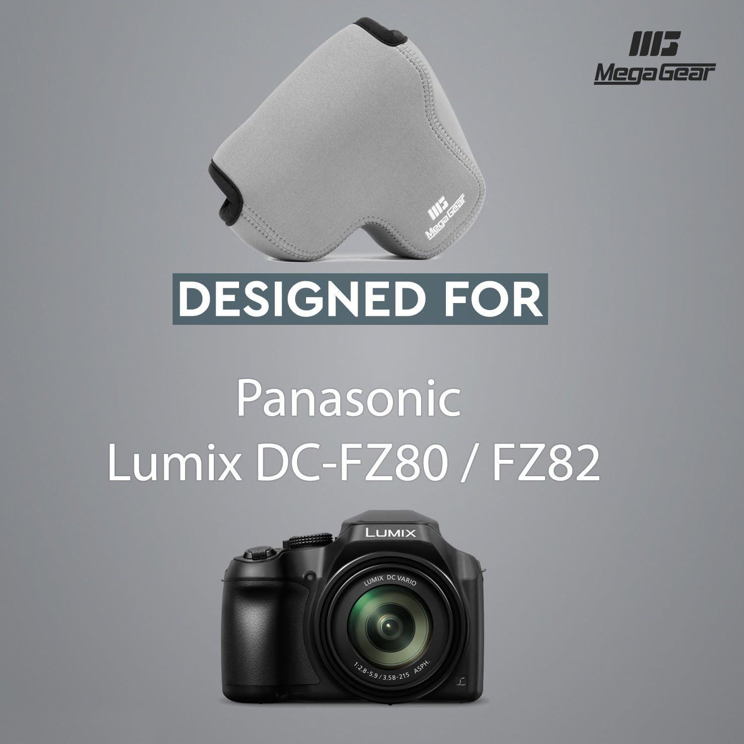 Funda de Cámara MegaGear para Panasonic Lumix DC-FZ80/FZ82 - Gris