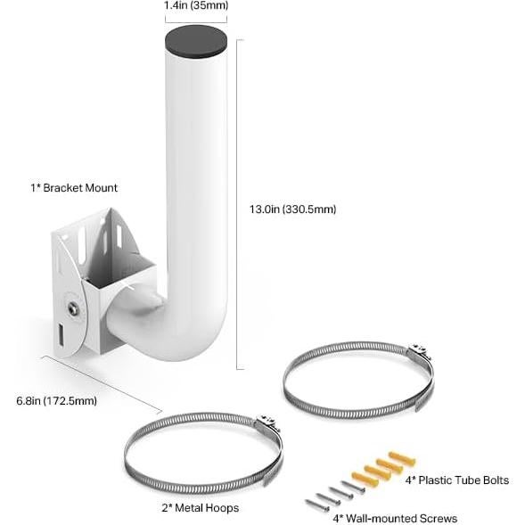Soporte de Montaje en Poste TP-Link TL-APM200 Impermeable