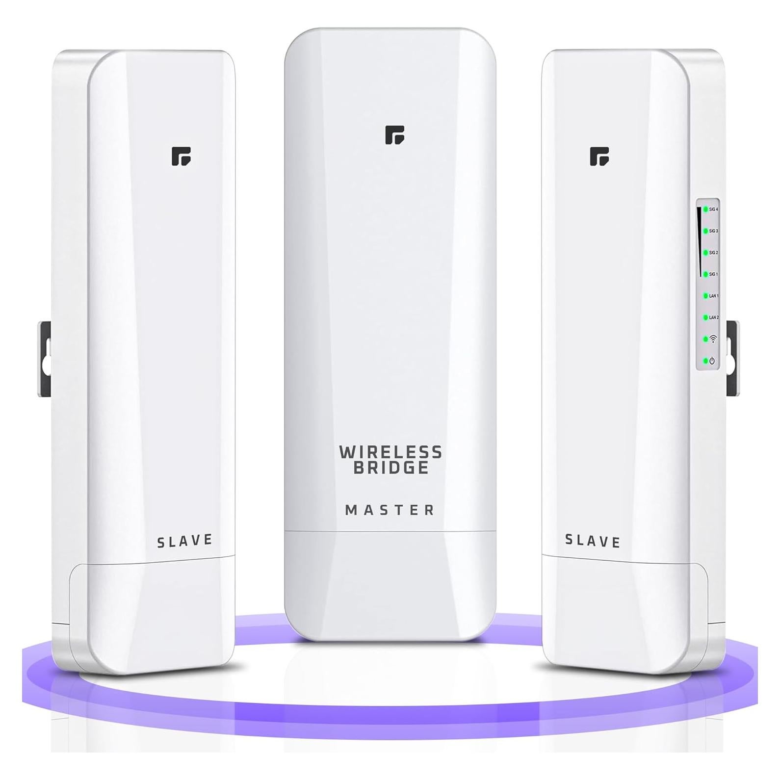 Puente Inalámbrico GoodStory 5KM-3PK, 3 Piezas, 1000Mbps