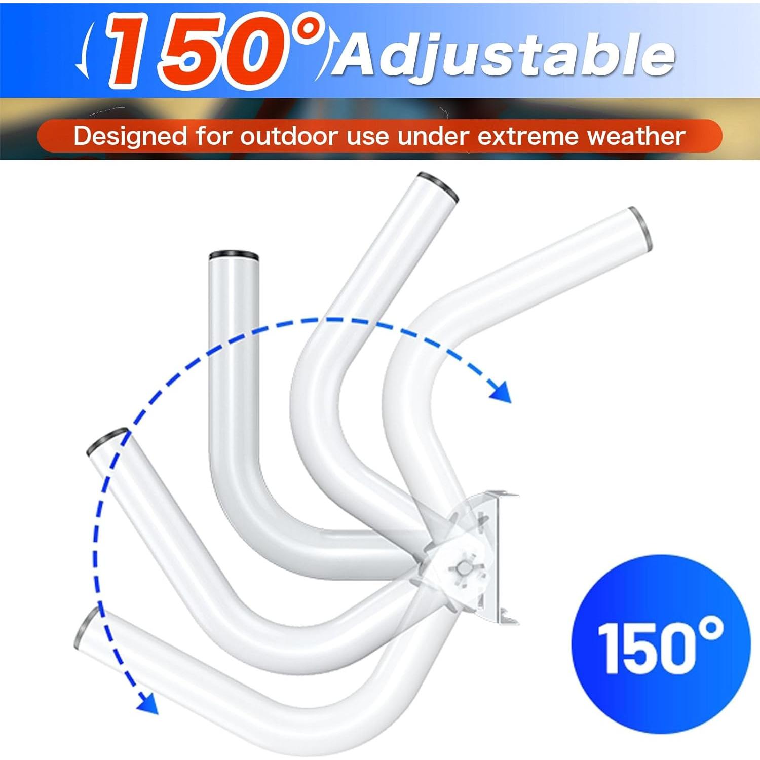 Soporte de Montaje en Poste Kdraco K202 para Antena Exterior