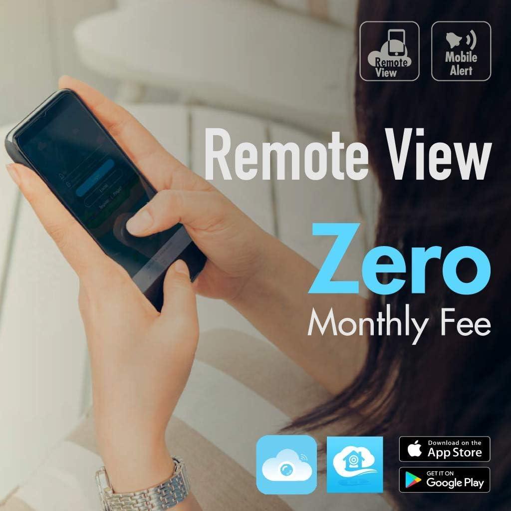 Sistema de Vigilancia Inalámbrico 1080P Crystal Vision CVT804A