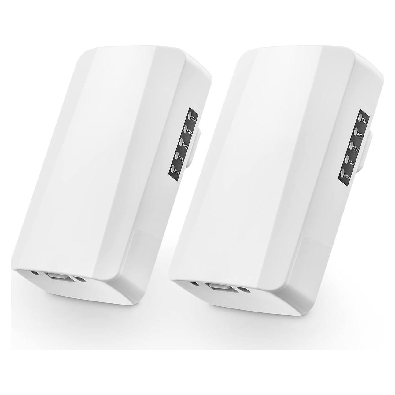 Puente Inalámbrico Exterior Binardat CPE300 2.4GHz 500m-1km