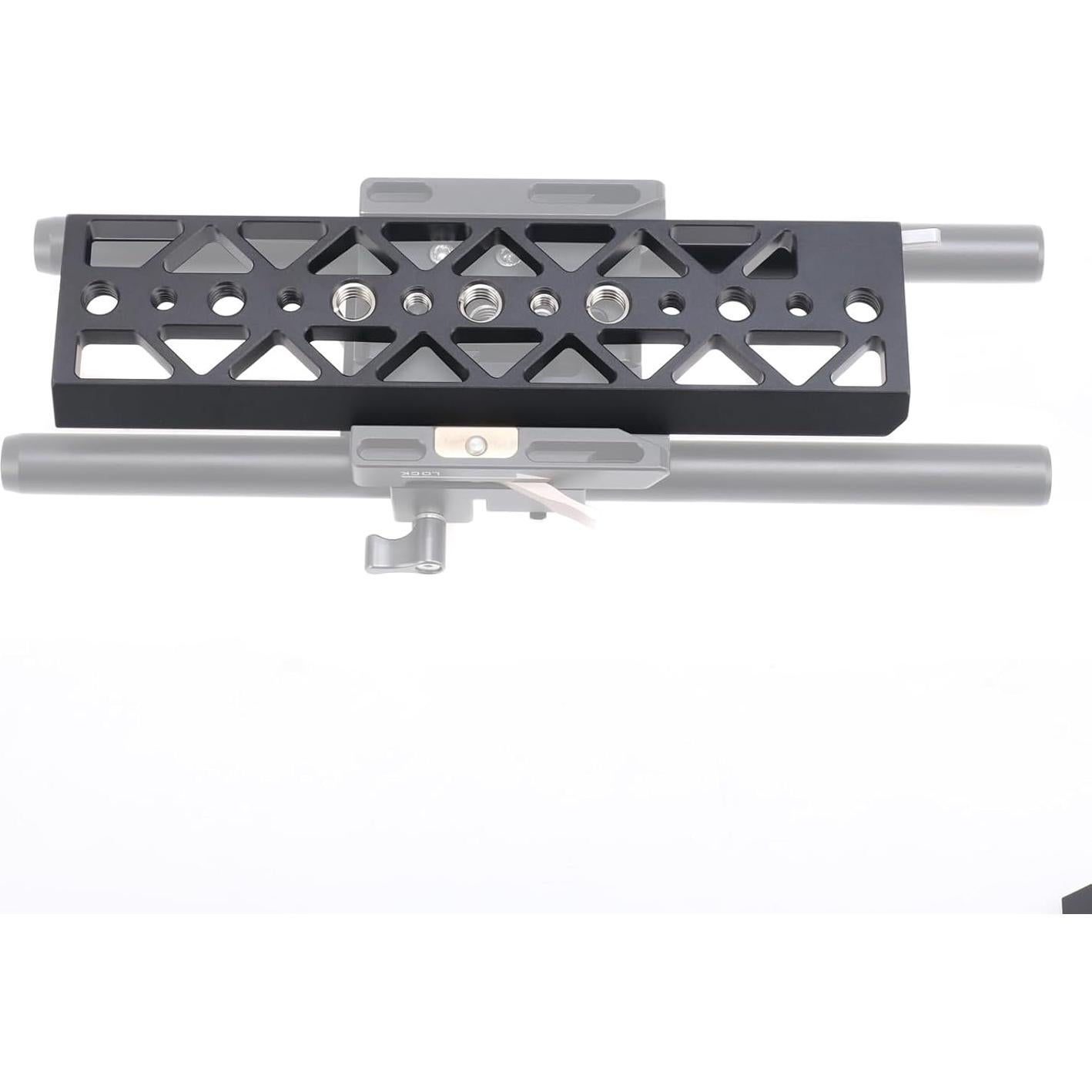 Placa Dovetail Ligera 203mm FocusFoto para Jaula de Cámara